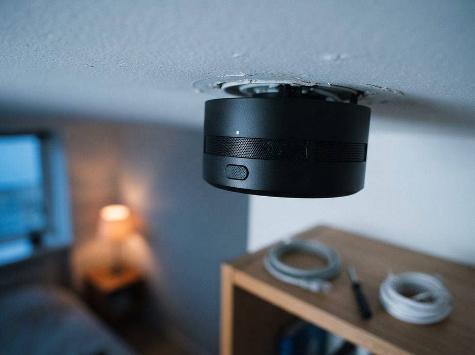 Stemningsbillede til afsnittet: Det skal en smart home røgalarm kunne uden app og wifi